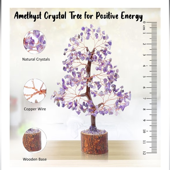 Amethyst Gemstone Tree Decor $60 OBO - Picture 4 of 5